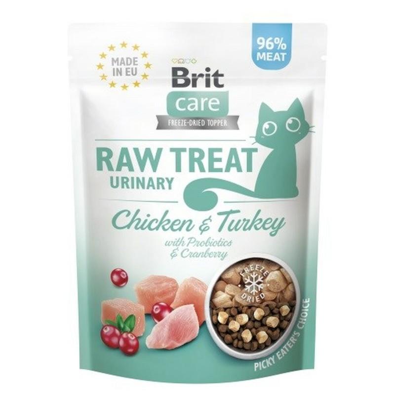 Snack para Gatos Brit Care Raw Treat Urinary Pollo 40 g