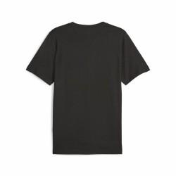 Camiseta de Manga Corta Hombre Puma Graphics Big Negro