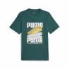 Camiseta de Manga Corta Hombre Puma Graphiccs Sneaker Verde