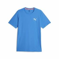 Camiseta de Manga Corta Hombre Puma Run Favorite Ss Azul cielo