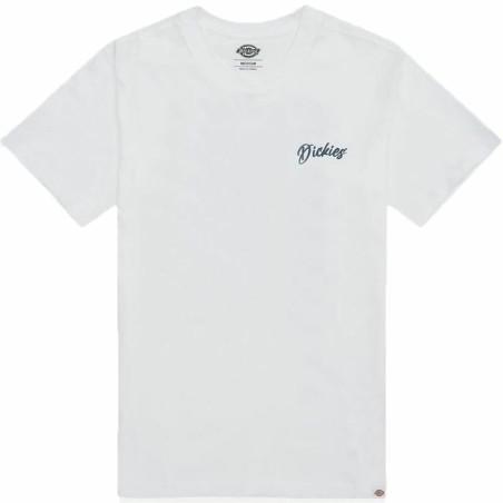 Camiseta de Manga Corta Hombre Dickies Dighton Blanco