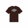 Camiseta de Manga Corta Hombre Dickies Ss Ruston Marrón