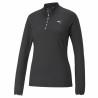 Camiseta de Manga Larga Mujer Puma Strong 1/4 Zip Negro