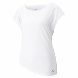 Camiseta de Manga Corta Mujer Puma Studio Foundation Blanco