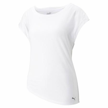 Camiseta de Manga Corta Mujer Puma Studio Foundation Blanco