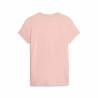 Camiseta de Manga Corta Mujer Puma Ess Logo Rosa claro