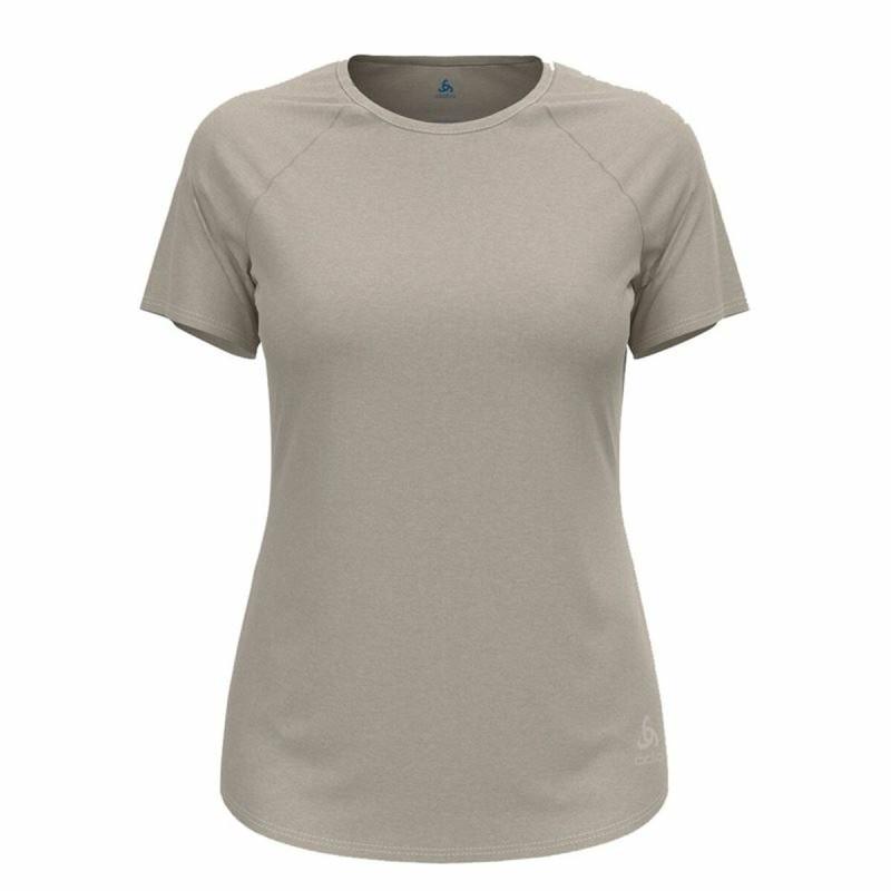 Camiseta de Manga Corta Mujer Odlo Essential 365 Gris