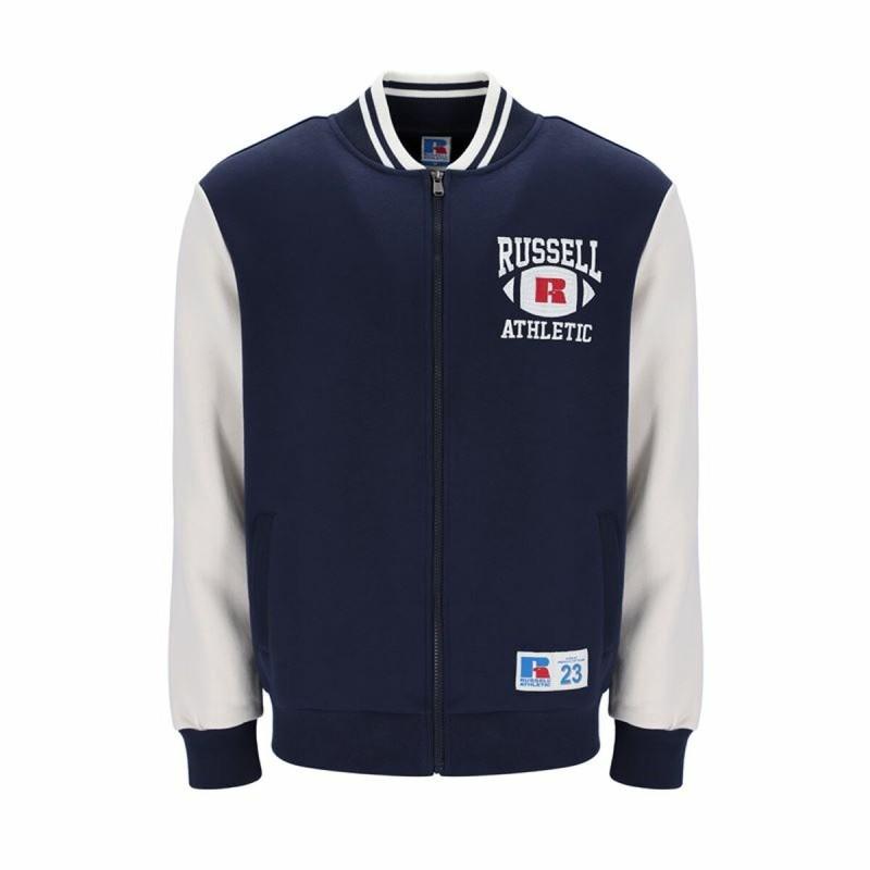 Chaqueta Deportiva para Hombre Russell Athletic Bomber Ty Azul marino