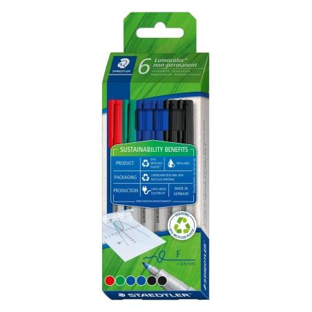 Set de Marcadores Staedtler Lumocolor 6 Piezas Multicolor