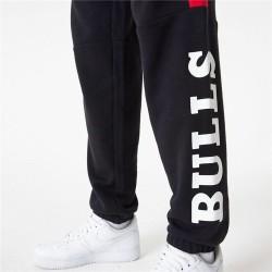 Pantalón para Adultos New Era NBA Colour Block Chicago Bulls Negro Hombre