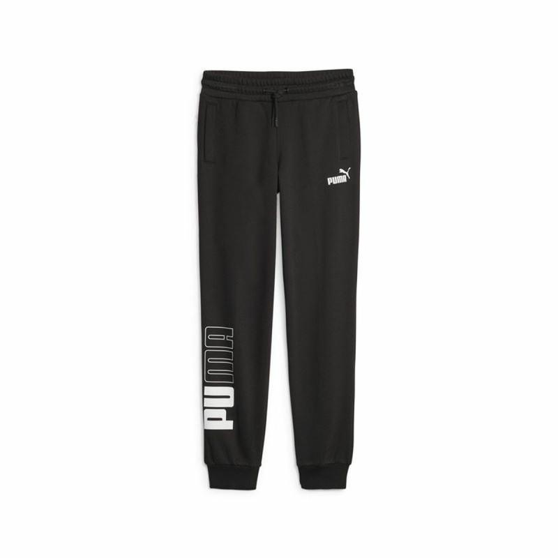 Pantalón de Chándal para Niños Puma Power Colorblock Negro