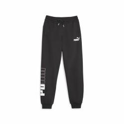 Pantalón de Chándal para Niños Puma Power Colorblock Negro