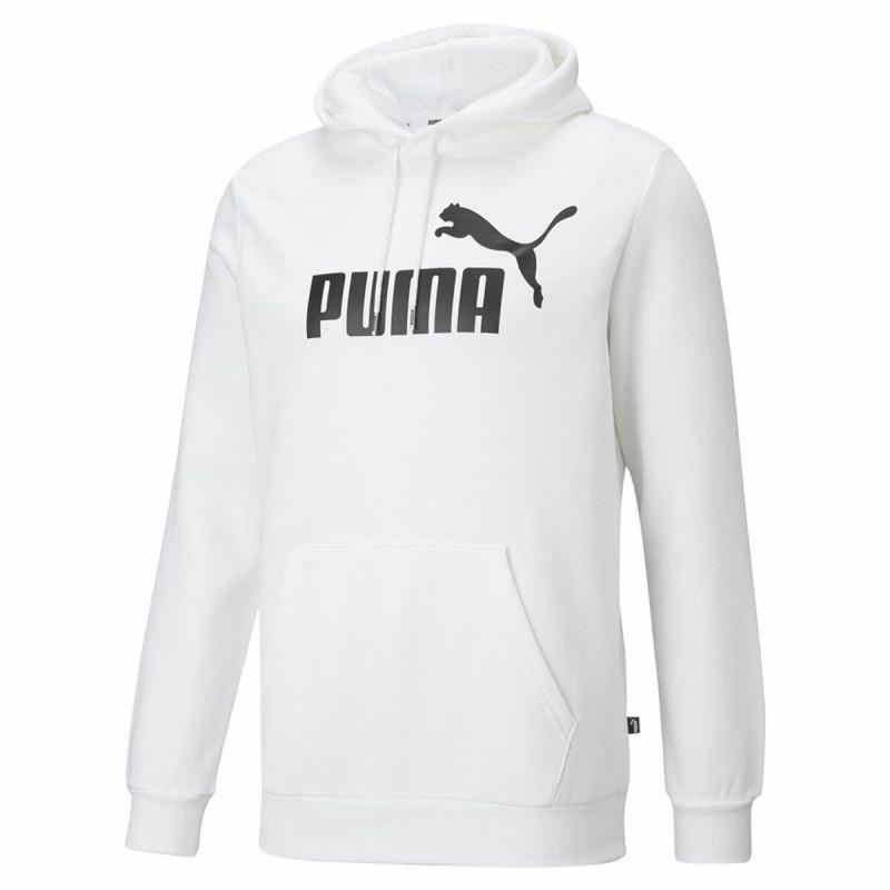 Sudadera con Capucha Hombre Puma Ess Big Logo Blanco