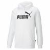 Sudadera con Capucha Hombre Puma Ess Big Logo Blanco