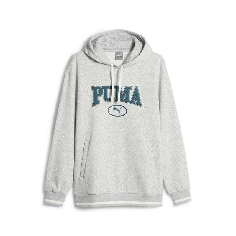 Sudadera con Capucha Hombre Puma Squad Fl Gris claro