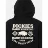 Sudadera con Capucha Hombre Dickies Hays Negro