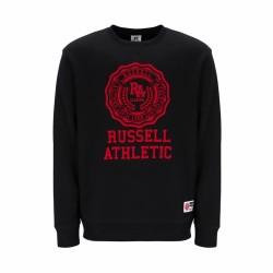 Sudadera sin Capucha Hombre Russell Athletic Ath Rose Negro