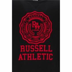 Sudadera sin Capucha Hombre Russell Athletic Ath Rose Negro