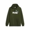 Sudadera con Capucha Hombre Puma Ess+ 2 Col Big Logo Verde oscuro