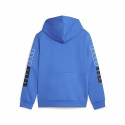 Sudadera Infantil Puma Power Colorblock Azul