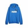 Sudadera Infantil Puma Ess+ 2 Col Big Logo Azul