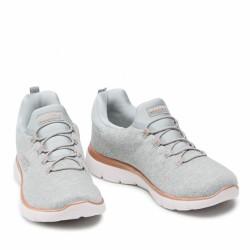 Zapatillas Deportivas Mujer Skechers Summits Dazzling Gris