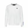 Sudadera sin Capucha Unisex Le coq sportif Tri Crew N°1 New Optical Blanco