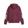 Sudadera con Capucha Mujer Puma Power Colorblock Rojo Oscuro