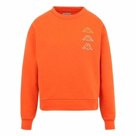 Sudadera sin Capucha Unisex Kappa Kifoli Naranja Oscuro