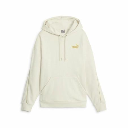 Sudadera con Capucha Mujer Puma Ess+ Minimal Gold Beige