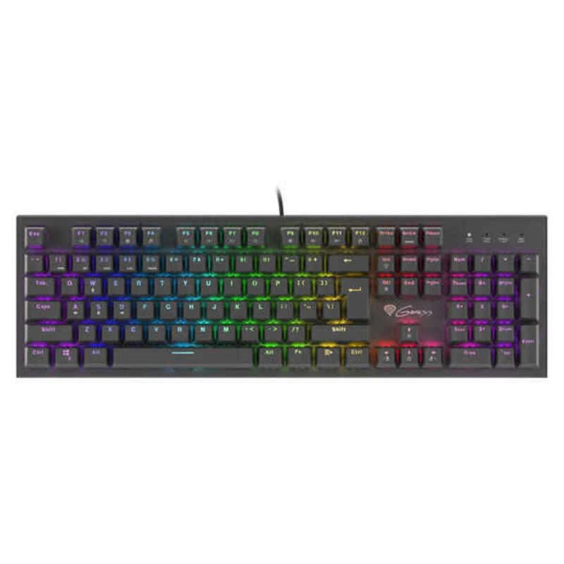 Teclado Gaming Genesis NKG-1721 RGB Negro Qwerty Español