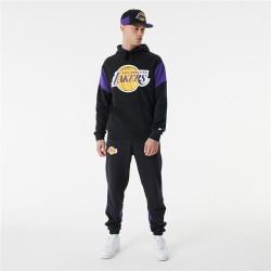 Sudadera con Capucha Unisex New Era NBA Colour Insert LA Lakers Negro