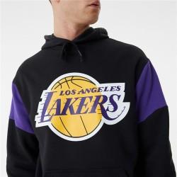 Sudadera con Capucha Unisex New Era NBA Colour Insert LA Lakers Negro