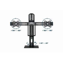 Soporte de Mesa para Pantalla GEMBIRD MS-D2-01 17" 27"