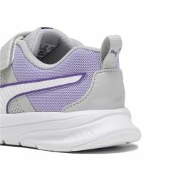 Zapatillas Deportivas Infantiles Puma Evolve Run Mesh Gris claro