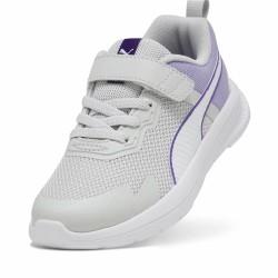 Zapatillas Deportivas Infantiles Puma Evolve Run Mesh Gris claro