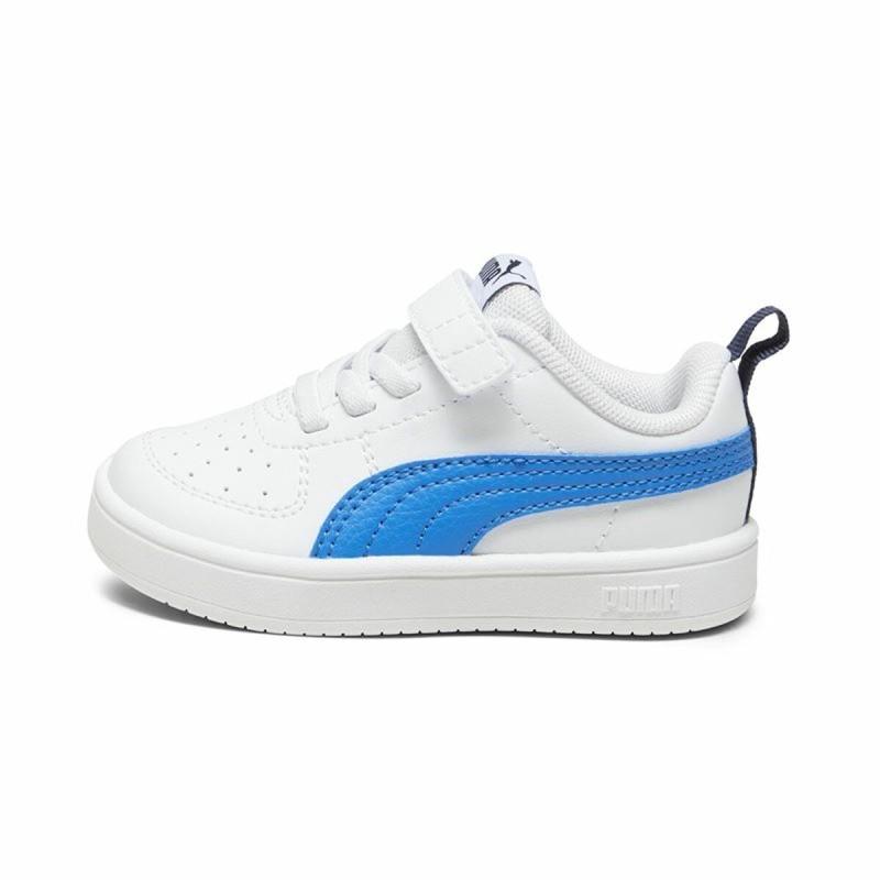 Zapatillas Deportivas Infantiles Puma Rickie+ Azul Blanco