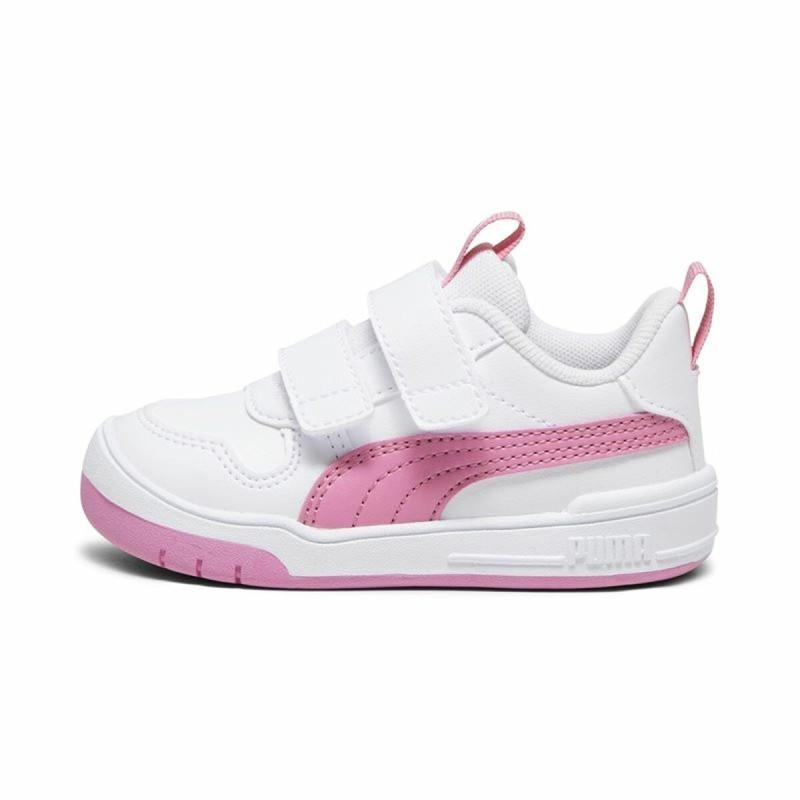 Zapatillas Deportivas Infantiles Puma Multiflex Sl V Blanco Rosa