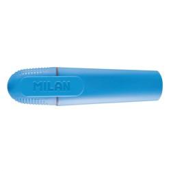 Set de Marcadores Fluorescentes Milan Azul (12 Unidades)