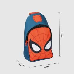 Mochila Infantil Spider-Man Bandolera Azul Rojo 13 x 23 x 7 cm