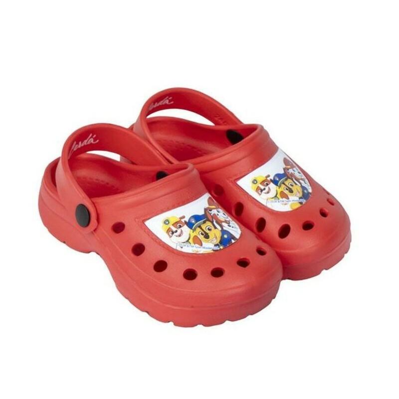 Zuecos de Playa The Paw Patrol Rojo