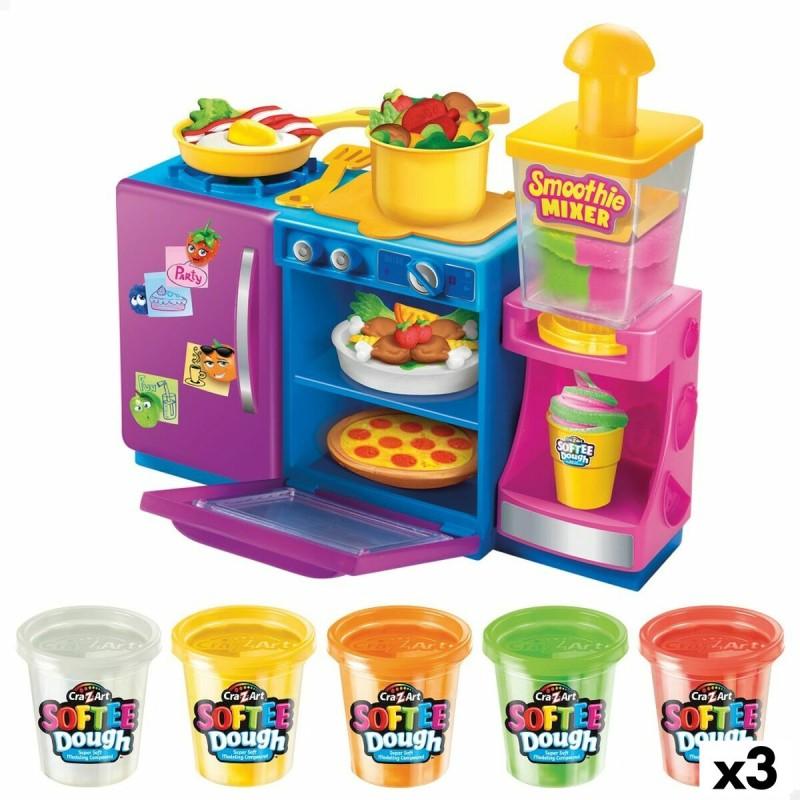 Juego de Plastilina Softee Meal Time (3 Unidades)