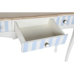 Consola DKD Home Decor Cerámica Blanco Azul cielo (110 x 40 x 79 cm)