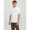 Camiseta de Manga Corta Hombre Jack & Jones lushield Blanco Hombre