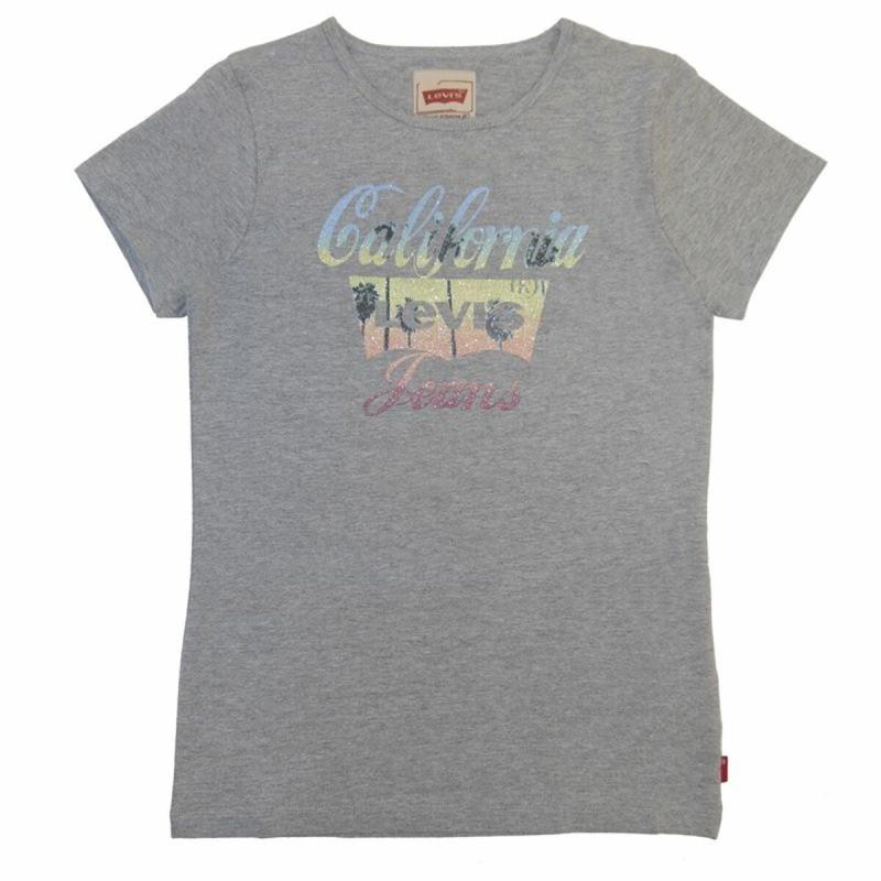 Camiseta de Manga Corta Infantil Levi's TSCalifornia Gris