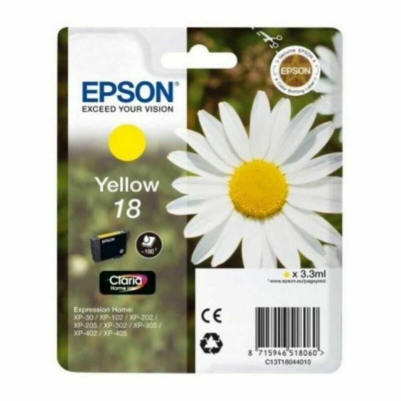 Cartucho de Tinta Compatible Epson Cartucho Epson 18 amarillo Amarillo