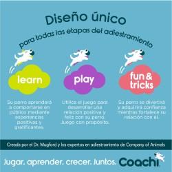 Juguete de adiestramiento Coachi CHASE & CRINKLE Azul