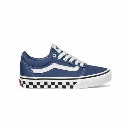 Zapatillas Casual Niño Vans Ward YT Checker Sidewall Stv Azul