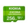 Tarjeta de Memoria Micro SD con Adaptador Kioxia Exceria High Endurance Clase 10 UHS-I U3 Verde