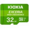 Tarjeta de Memoria Micro SD con Adaptador Kioxia Exceria High Endurance Clase 10 UHS-I U3 Verde